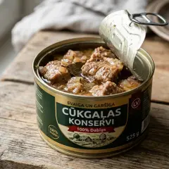 Konservi, cūkgaļas