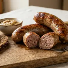 Sardeles, cūkgaļas un liellopu