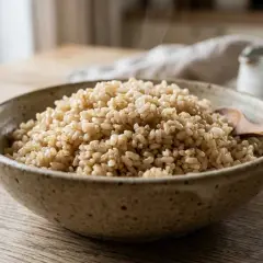 Rīsi, brūnie, vārīti