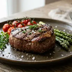 Liellopa filejas steiks, grilēts