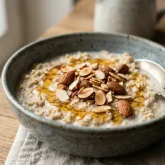 Pārslas, auzu, ar medu un mandelēm