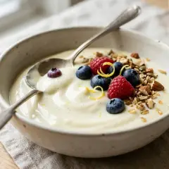 Jogurts, vaniļas vai citronu, beztauku